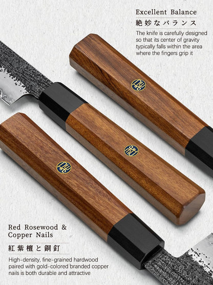 7 Pcs Knife Set with Magnetic Knife Block, Ultra Sharp Knife Set4