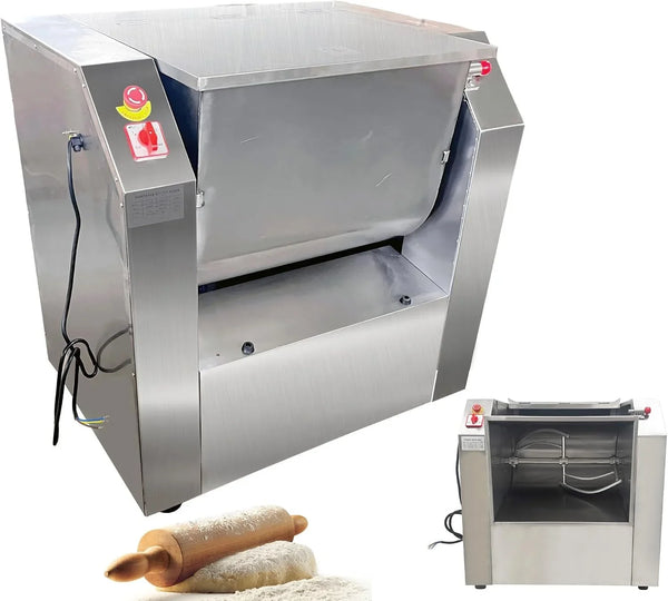 110V Commercial Dough Mixer Machine 50 KG Kneading Capacity Electric Food Mixer Flour Mixer 3000W/4HP for Dough Mixing Kneading1