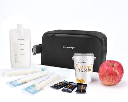 Small Lunch Bag,Freezable Lunch Bag,Built-In Ice Pack5