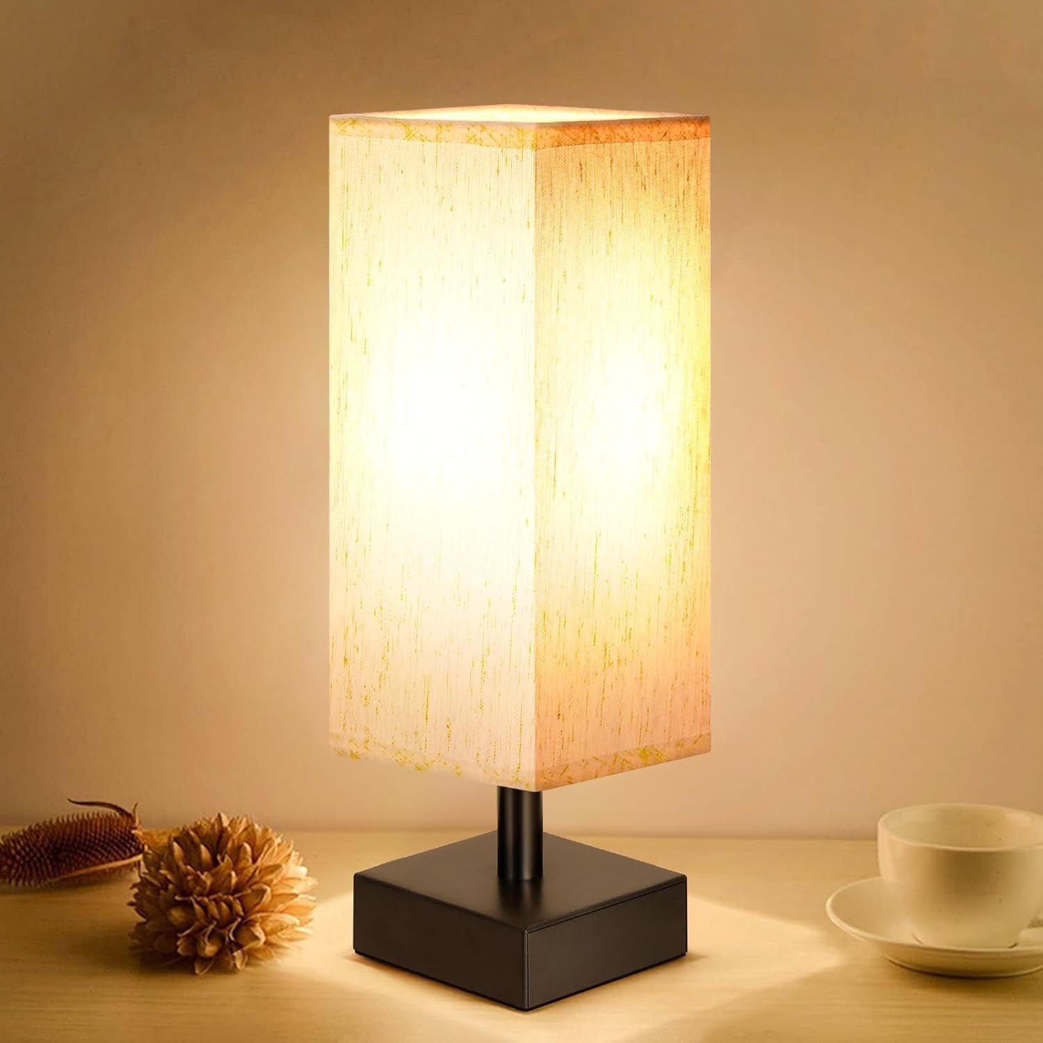 small-bedside-table-lamp-for-bedroom-square-cream-fabric-shade-inline-rocker-switch-corded-electric-bulb-not-included-12-8-mini-table-lamp-for-nightstand-desk-dorm-office
