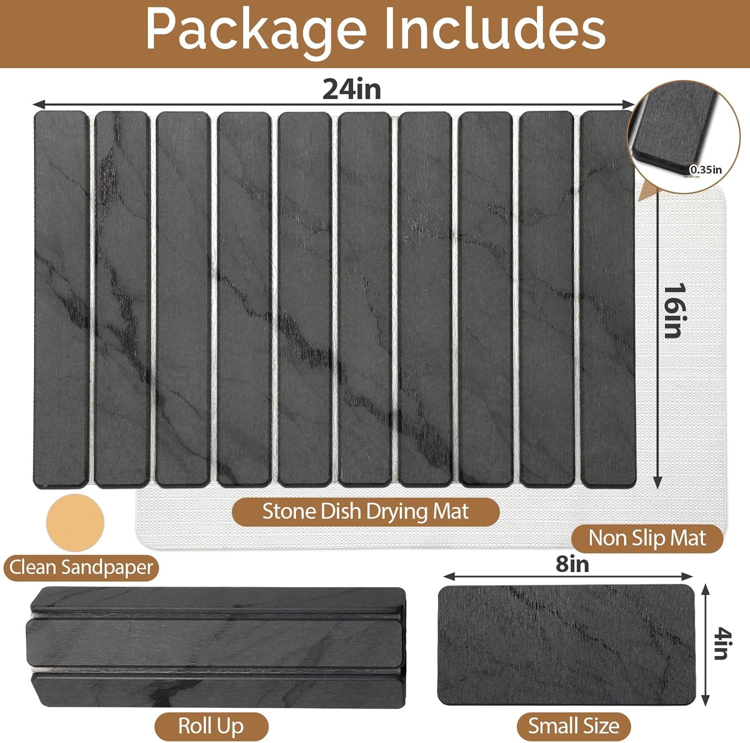 large-stone-dish-drying-mat-for-kitchen-counter-quick-dry-stone-dishes-bath-mats-foldable-water-absorbing-diatomaceous-earth-drying-organizer-pad-for-plate-rack-bottles-utensilsdark-gray-24-16
