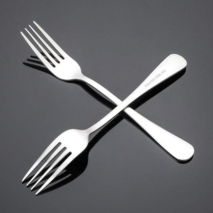 Silverware Dinner Forks Set of 12, Stainless Steel Forks 8 Inches | Premium Food Grade Material, for Home Kitchen Party Restaurant, Mirror Polished, Dishwasher Safe3