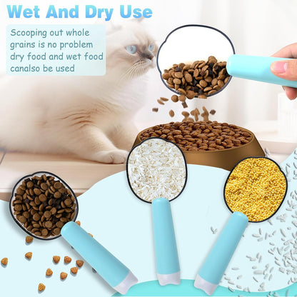Dog & Cat Food Scoop, 1-Cup Measuring Cup with Detachable Spoon4