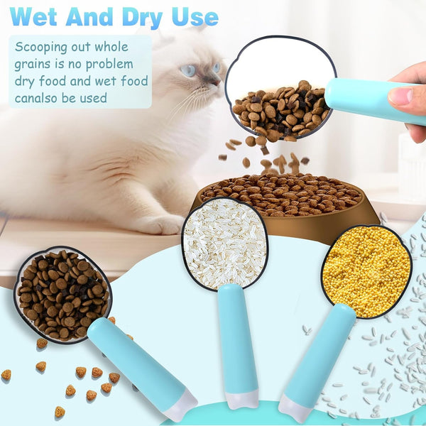 Dog & Cat Food Scoop, 1-Cup Measuring Cup with Detachable Spoon4