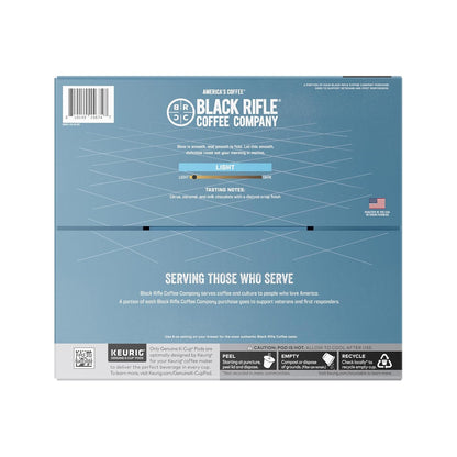 Black Rifle Coffee Light Roast K Cup Coffee Silencer Smooth 50 Count | Veteran Founded, 100% Arabica, Citrus, Caramel & Milk Chocolate, Fits All Keurig Models, Coffee Pods, Keurig2