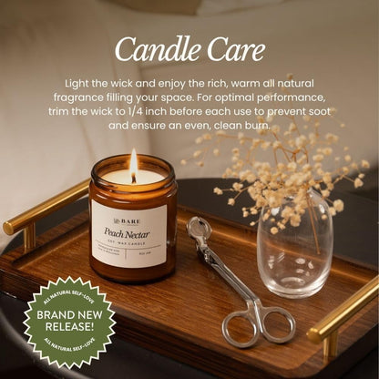 9Oz Non Toxic Soy Candle Warm Vanilla Oak - 40+ Hour Burn7