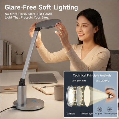 Desk Lamp for Home Office, Eye-Caring Diffused Table Lamp4