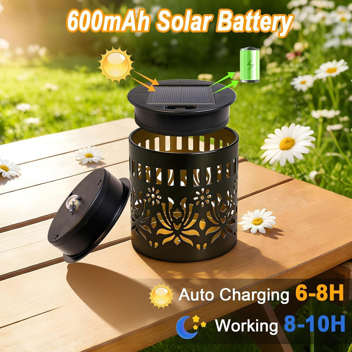 2-pack-solar-fence-lights-metal-flower-pattern-solar-powered-wall-lights
