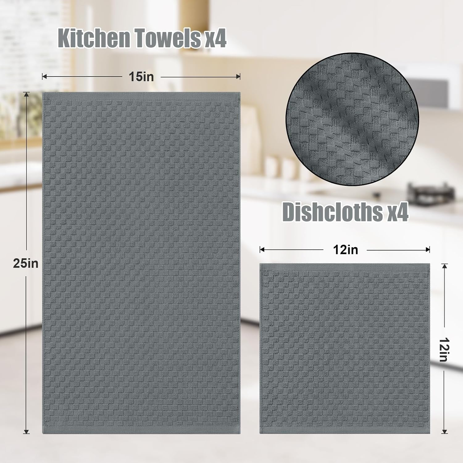 8-pack-100-cotton-kitchen-towels-and-dishcloths-set-dark-grey