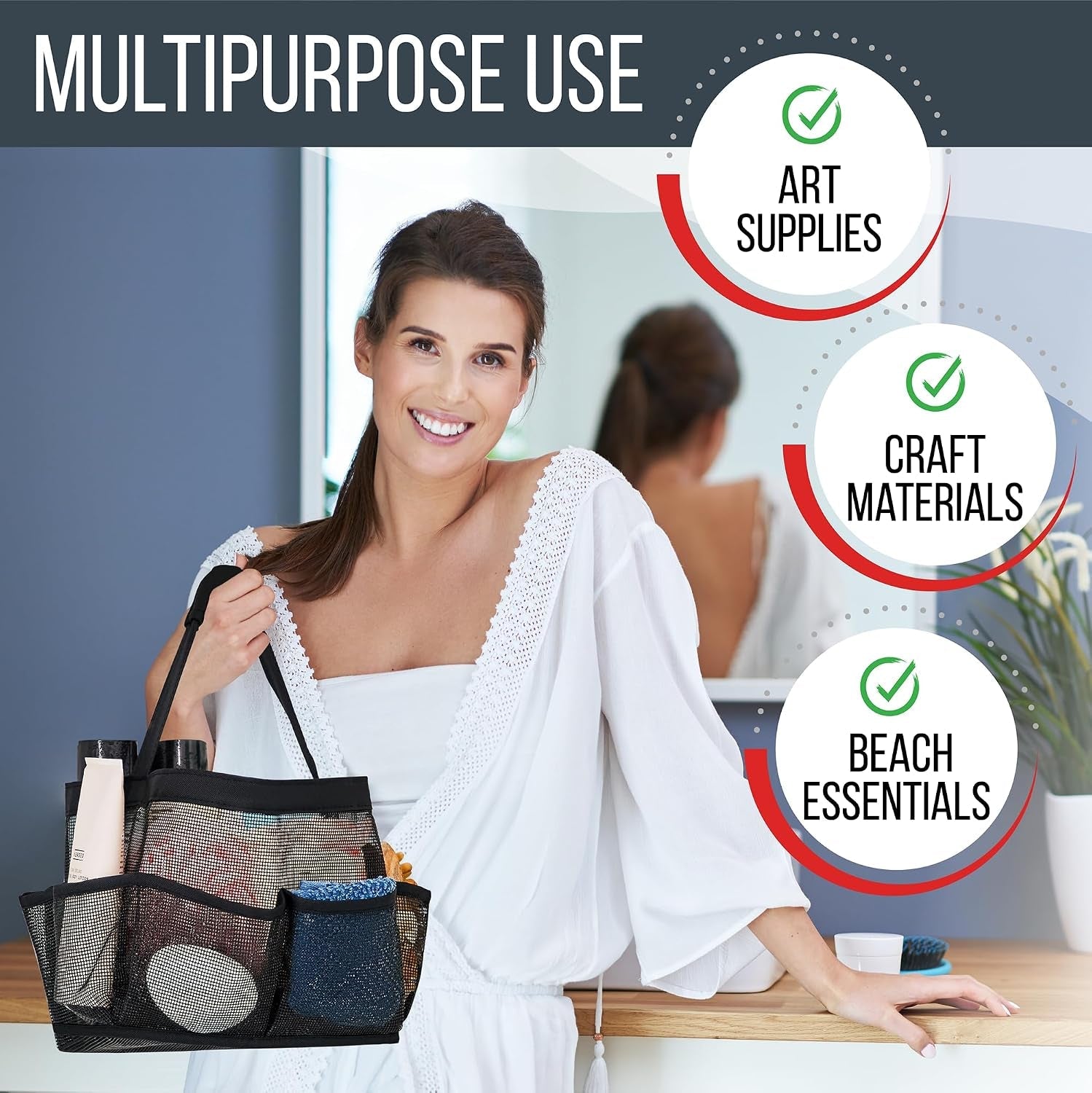 shower-caddy-mesh-9-pocket-portable-bathroom-organizer-tote-for-travel-gym-dorm-collapsible-small-shower-caddy-bag-to-hold-toiletries-essentials-black