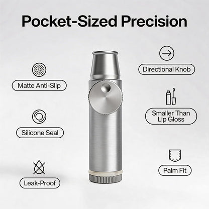 Leakproof Spice Dispenser Polished Aluminum Set of 3 (2 Small + 1 Large) | Portable Pocket Size Shakers for Camping, Travel & Kitchen7
