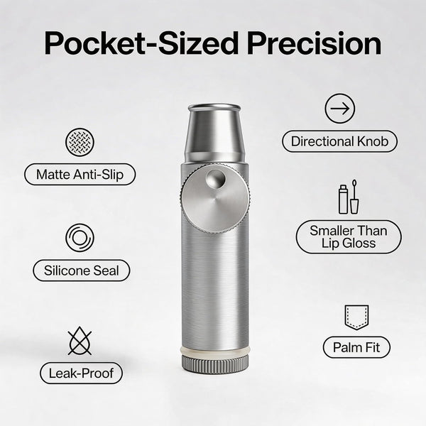 Leakproof Spice Dispenser Polished Aluminum Set of 3 (2 Small + 1 Large) | Portable Pocket Size Shakers for Camping, Travel & Kitchen7