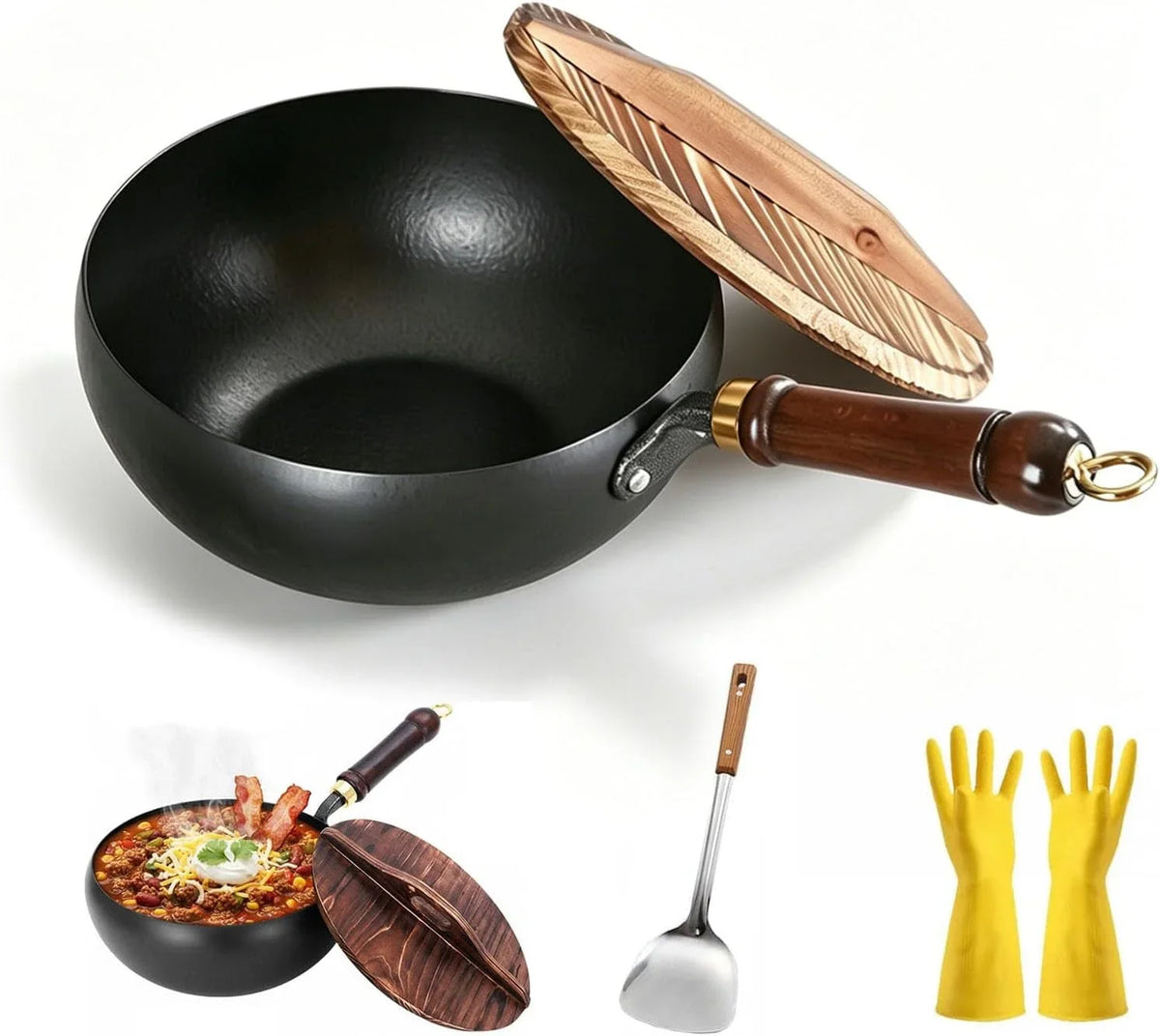 2026-new-uncoated-thick-iron-pot-with-lid-japanese-cast-iron-pan-multifunctional-non-stick-cast-irons-wok-for-cooker-gas-stir-fry-pans-with-wooden-lid-8-in