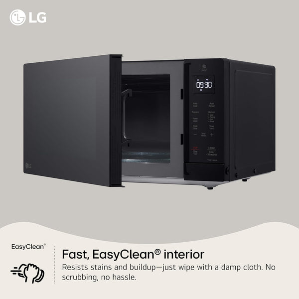 LG Countertop Microwave, 1.1 Cu. Ft., Black, 20.1X11.4X15.7 Inches, Easyclean Interior, 900 Watts6