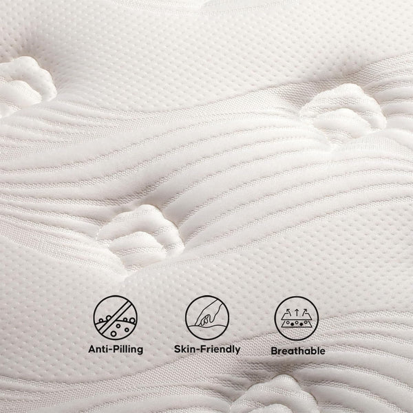 Queen Mattress, Mattress Queen Size in a Box, Queen Size Mattress 12 Inch Medium Firm Colchones Queen with Individually Pocket Coils Springs, Motion Isolation, Edge Support3