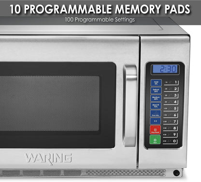 Microwave Oven with 1.2 Cu Ft & 10 Programmable Memory Settings | 1.2 Cu Ft, 1800W, 10 Programmable Memory Settings, Stainless Steel, for Commercial Kitchens & Restaurants5