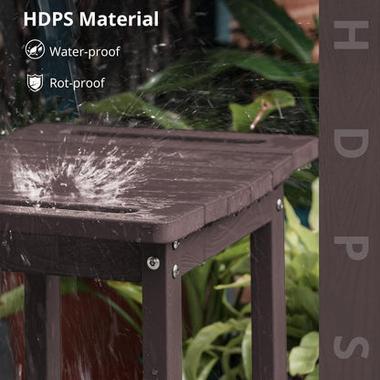 Shower Bench Stool, HDPS Shower Benches for inside Shower with Shelf, Waterproof Shower Chair Foot Stool for Spa Bathroom, Weather Resistant/Non-Slip/Handles/Indoor or Outdoor Use, Espresso5