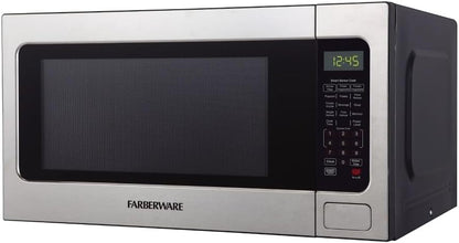 Professional, 1200-Watt 2.2 Cu. Ft. Microwave Oven with Green LED & Sensor Cooking, Brushed Stainless Steel, FMO22ABTBKC2