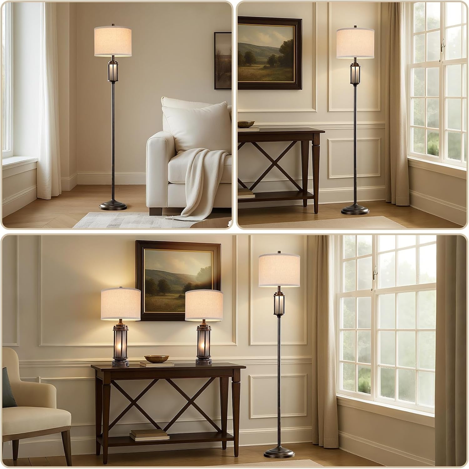 new-same-matching-floor-lamp-65-floor-lamp-25-table-lamp-farmhouse-nightstand-lamp-with-frosted-glass-nightlight-linen-fabric-shade-for-living-room-bedroom-entryway-office-bulb-included