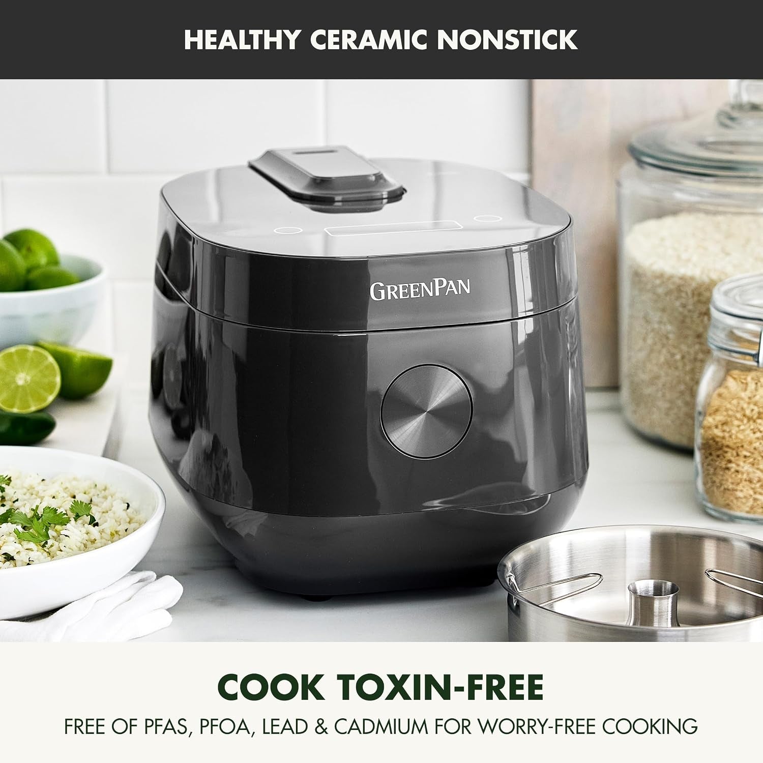 rice-cooker-8-cups-cooked-4-uncooked-low-carb-soup-mode-10-one-touch-cooking-presets-pfas-free-ceramic-steamer-basket-fuzzy-logic-auto-keep-warm-oats-24hr-delay-timer-graphite