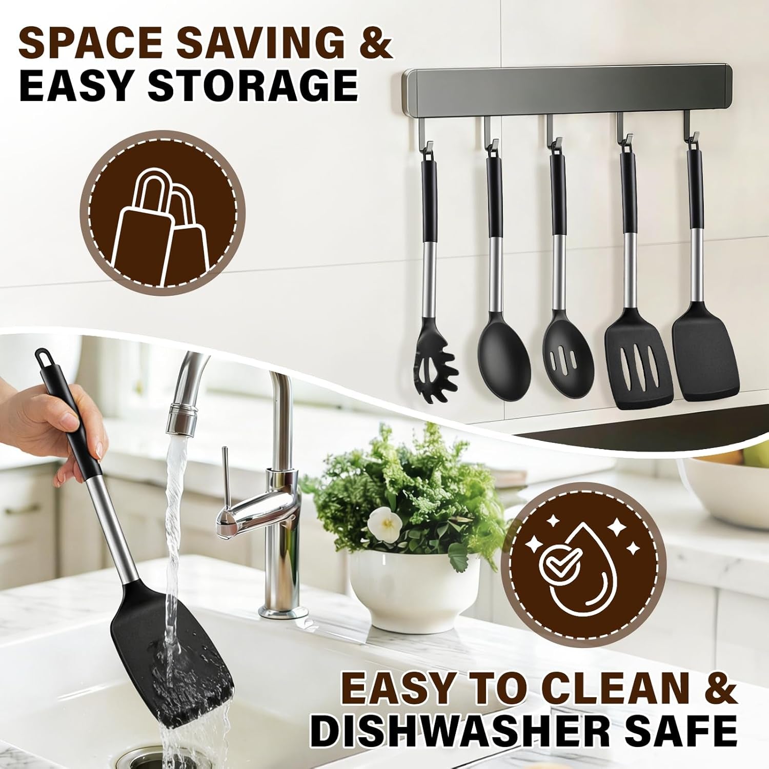 5pcs-silicone-cooking-utensils-set-heat-resistant-kitchen-tools-include-solid-slotted-spatula-cooking-spoon-and-pasta-server-silicone-kitchen-utensils-set-for-nonstick-cookware-flipping-black
