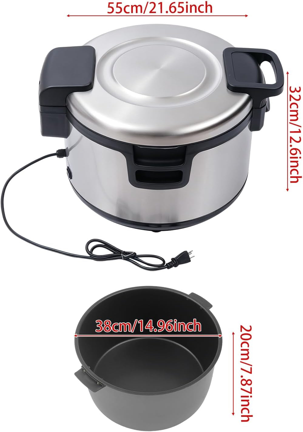 20qt-electric-rice-warmer-stainless-steel-commercial-rice-warmer-not-rice-cooker-capacity-30-45-persons-dual-temperature-control-food-warmer-for-restaurants-hotels-snack-bars