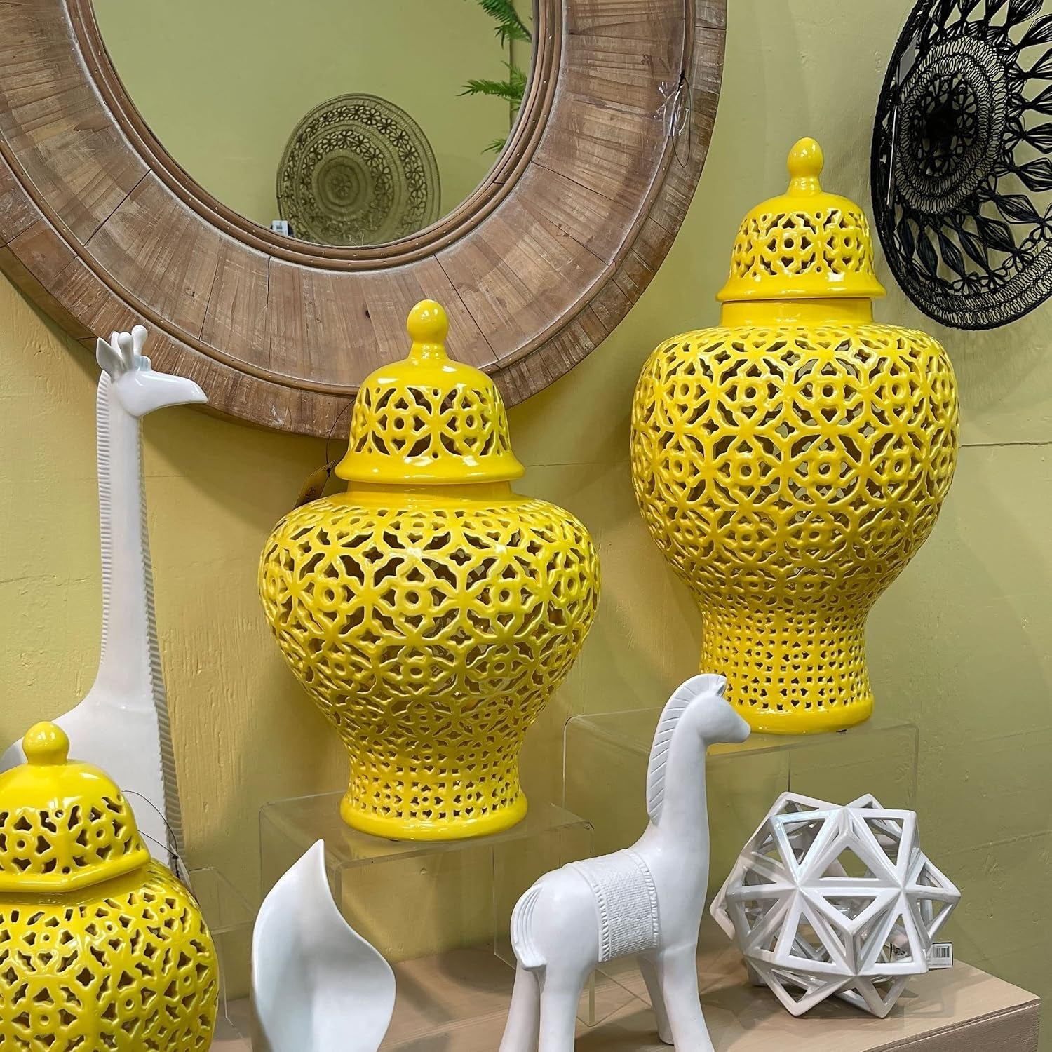 19-5-lattice-ginger-jar-with-lid-stunning-home-decor-with-intricate-mediterranean-inspired-lattice-work-living-room-and-kitchen-decoration-19-5-yellow