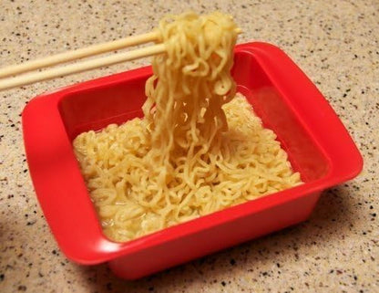 Rapid Ramen Cooker | Microwavable Cookware for Instant Ramen | BPA Free and Dishwasher Safe | Perfect for Dorm, Small Kitchen or Office | Red2