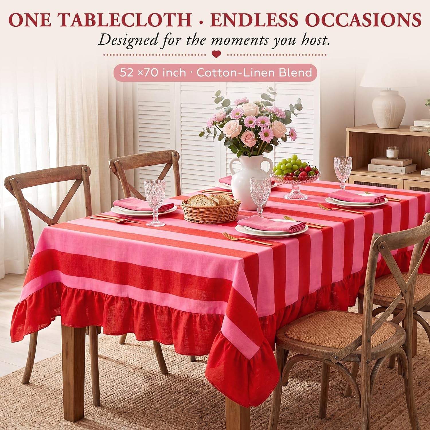 striped-ruffled-tablecloth-70-x-52-inches-boho-pink-red-striped-decorative-table-cover-rectangle-cotton-linen-table-cloth-for-home-dining-kitchen-wedding-birthday-party