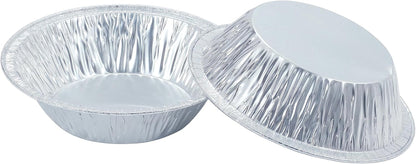 (50 Pack Pie Pans 5 Inch,Mini Pie Tins HEAVY-DUTY Disposable Aluminum Foil Tart,Pie Pans for Baking Personal Mini Pies, Easily Stack & Store, Freeze & Reheat3