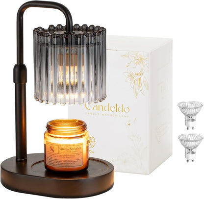 Candle Warmer Lamp with Timer: Black Wax Melt Warmer1