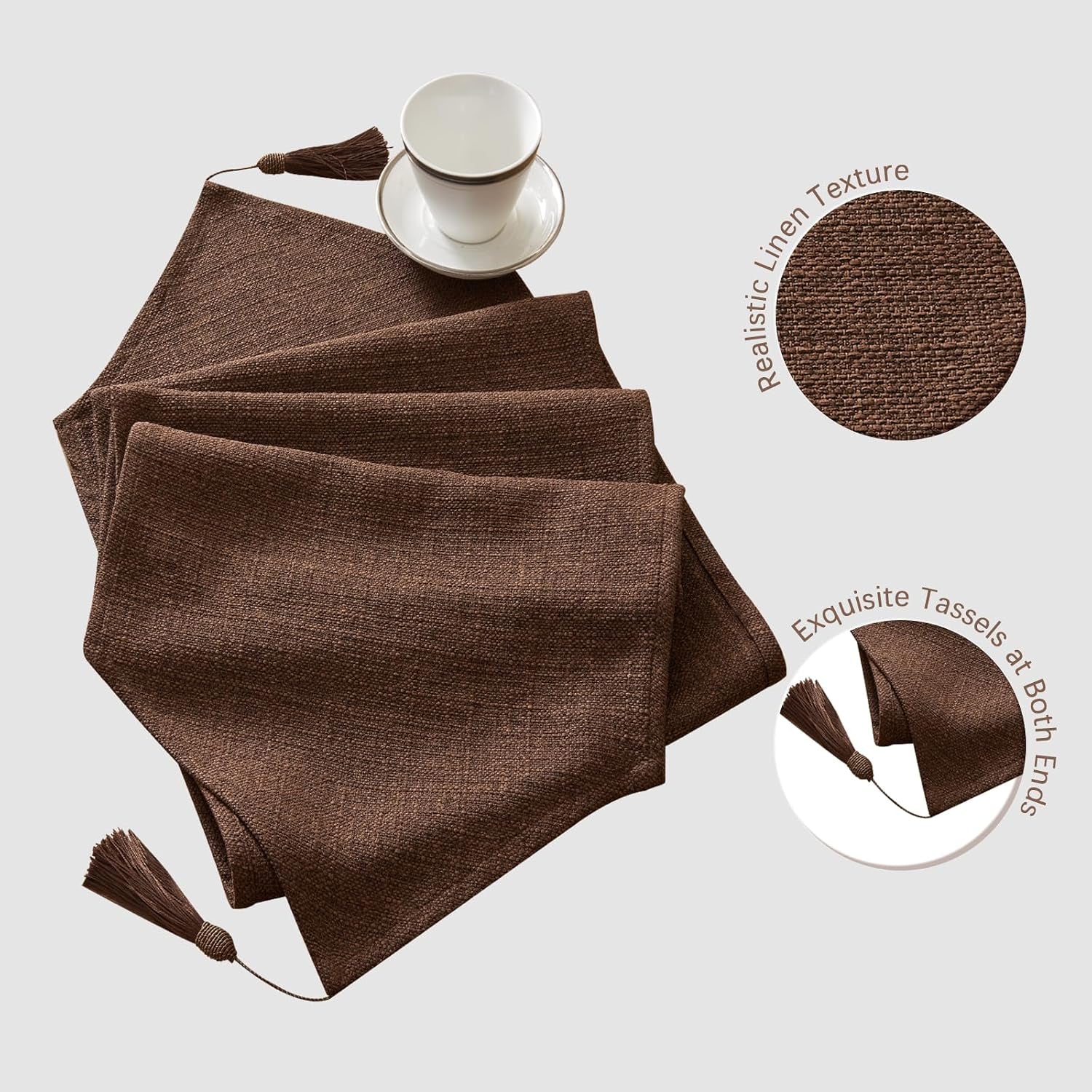 faux-linen-brown-fall-table-runner-with-tassels-14x95-inch-dresser-scarf-rustic-indoor-outdoor-graduation-farmhouse-table-runners-for-dining-table-banquet-party-home-bedroom-decoration