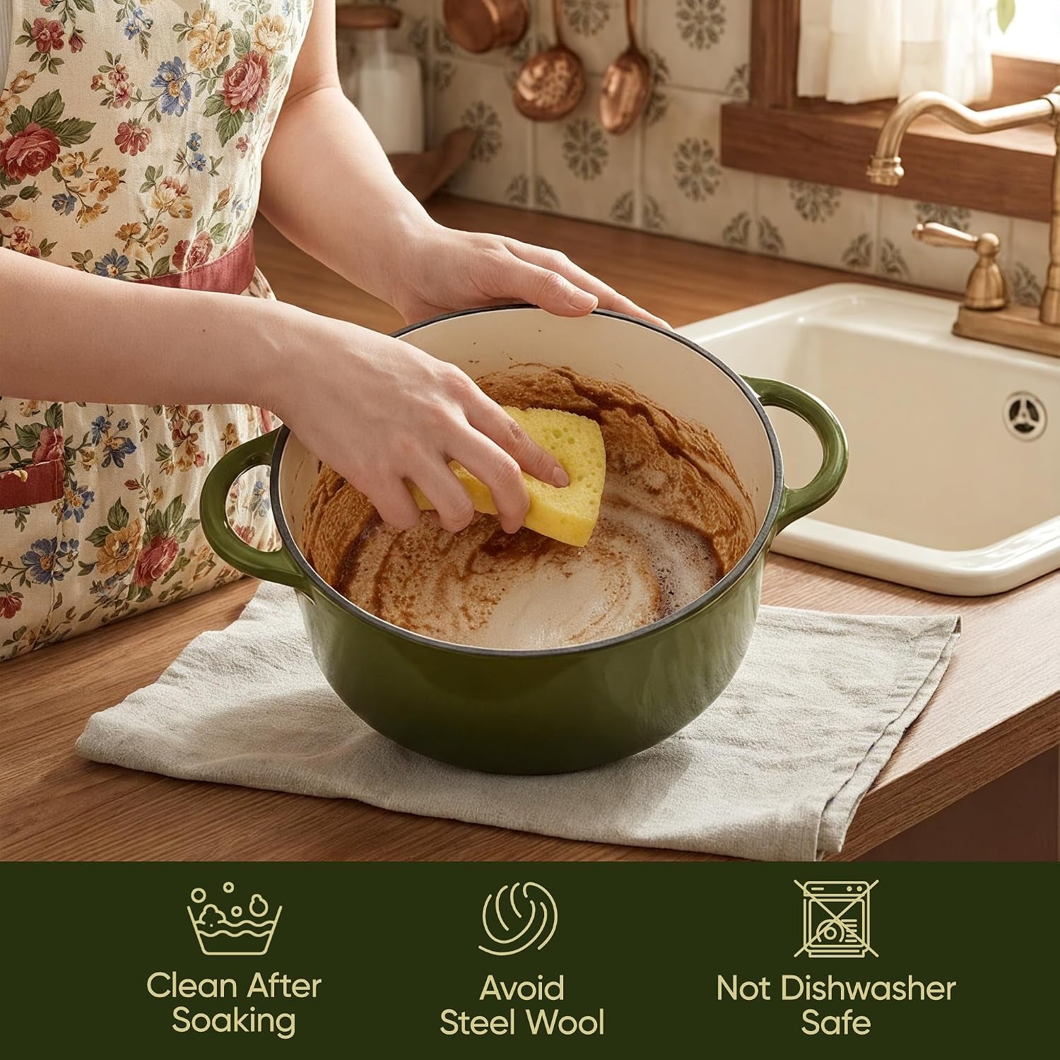 vintage-style-6-quart-dutch-oven-pot-with-lid-non-stick-enameled-cast-iron-dutch-oven-for-bread-baking-heavy-duty-oven-safe-ceramic-cookware-up-to-500-f-for-baking-braising-stews-roasting-golden-green