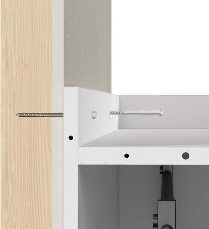 Full Murphy Bed, White, Pur, 59W10
