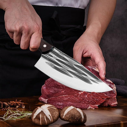 Meat Cleaver, Professional Forged Knife Stainless Steel Meat Vegetables Slicer Butcher Cleaver Handmade Knife Chef Knives Cooking7
