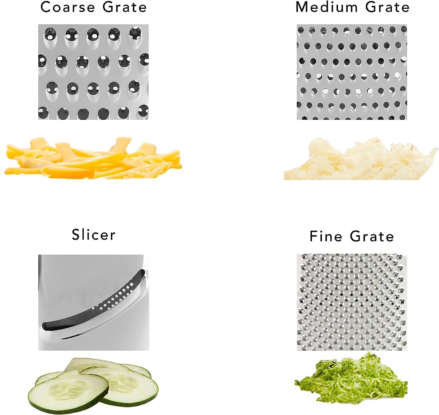 kitchenaid-gourmet-box-grater-with-detachable-measuring-container-and-lid-stainless-steel-coarse-medium-fine-grater-and-slicer-dishwasher-safe-black
