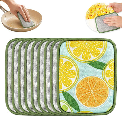 Multipurpose Steel Wire Cleaning Cloth,2026 NEW Double-Sided Scrub Rag for Kitchen Pots Pans Wet Dry，9Pcs1