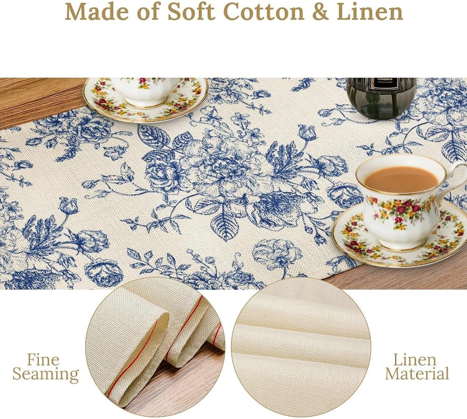 floral-table-runner-blue-flower-table-decoration-chinoiserie-dinner-table-decoration-for-home-living-room-kitchen-dining-room-party-indoor-outdoor-13x36in