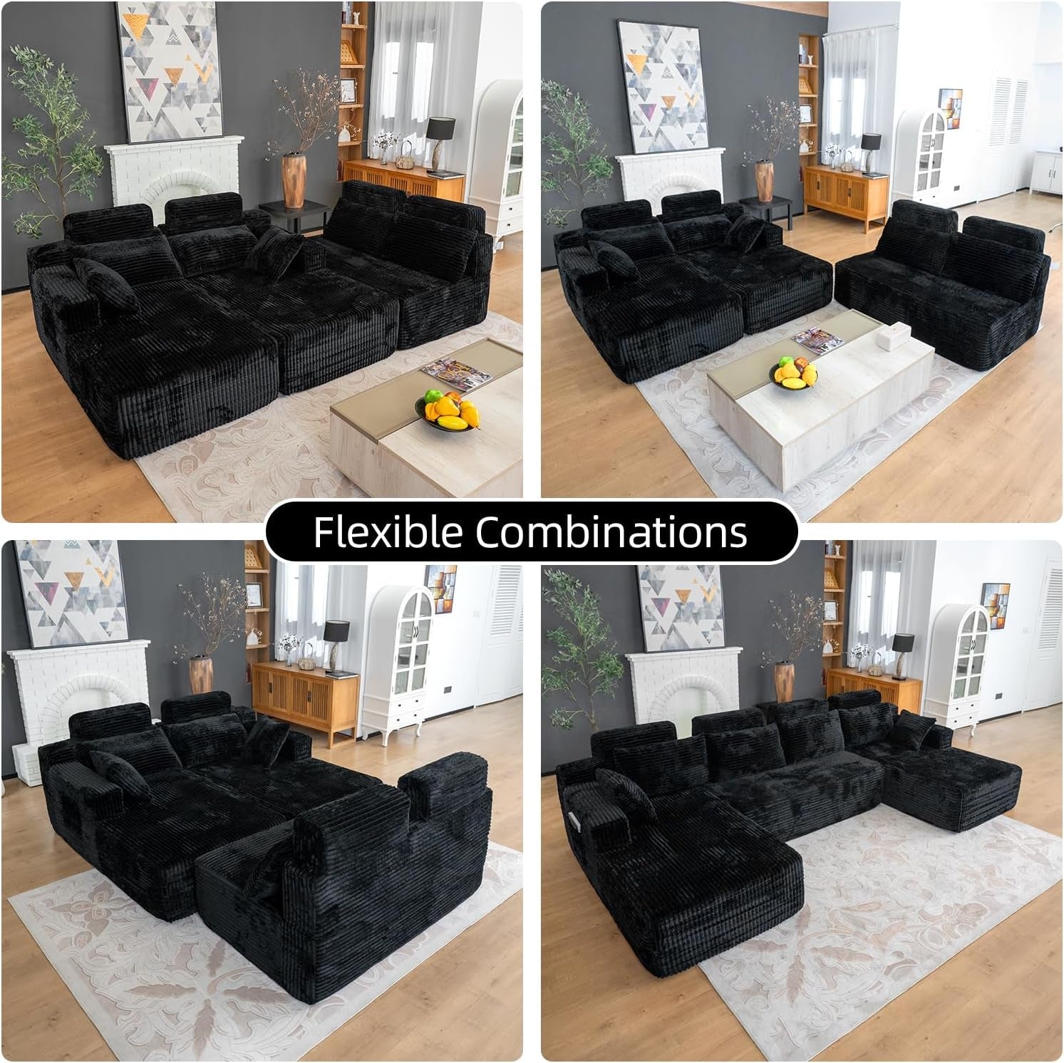 134-boneless-couch-for-living-room-oversized-u-shaped-modular-cloud-sofa-with-deep-seat-6-seater-convertible-memory-foam-couches-no-assembly-plush-corduroy-sofa-black