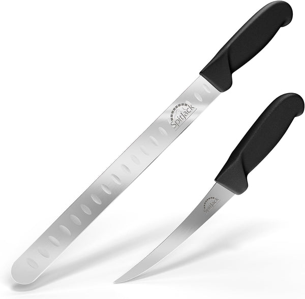 Smoked BBQ Brisket Knife Bundle, 6 in Boning, 11 in Slicer9