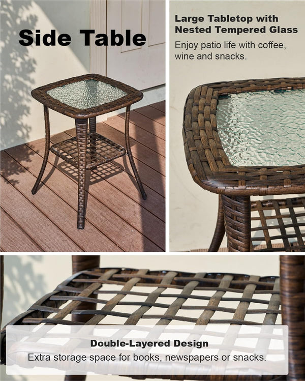 Luxury Outdoor Patio Furniture Set with 6-Inch Thick Cushions10