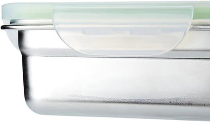Set of 3 Stainless Steel Sandwich Containers - Food Grade Metal Base with a BPA Free, Leakproof & Airtight Sealed Lid. Great for Sandwiches, Snacks, Meal Prep & Food Storage - Sandwich Box.7