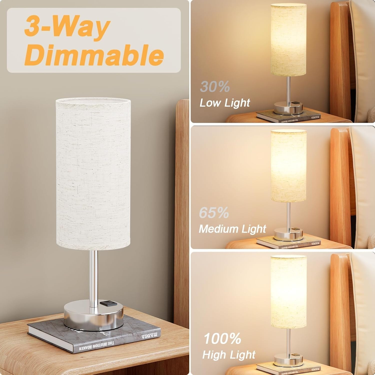 bedside-table-lamp-for-bedroom-touch-desk-lamp-with-usb-a-c-port-usb-a-c-ports-3-way-dimmable-led-bulb-included-white-fabric-shade-silver-metal-base-14-small-night-stand-lamp-for-dorm