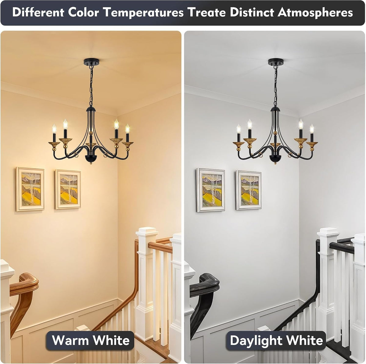 5-light-modern-farmhouse-candle-pendant-matte-black-with-antique-gold-accents-chandelier-hanging-light-fixture-for-kitchen-island-entryway-stairwell-e12-base