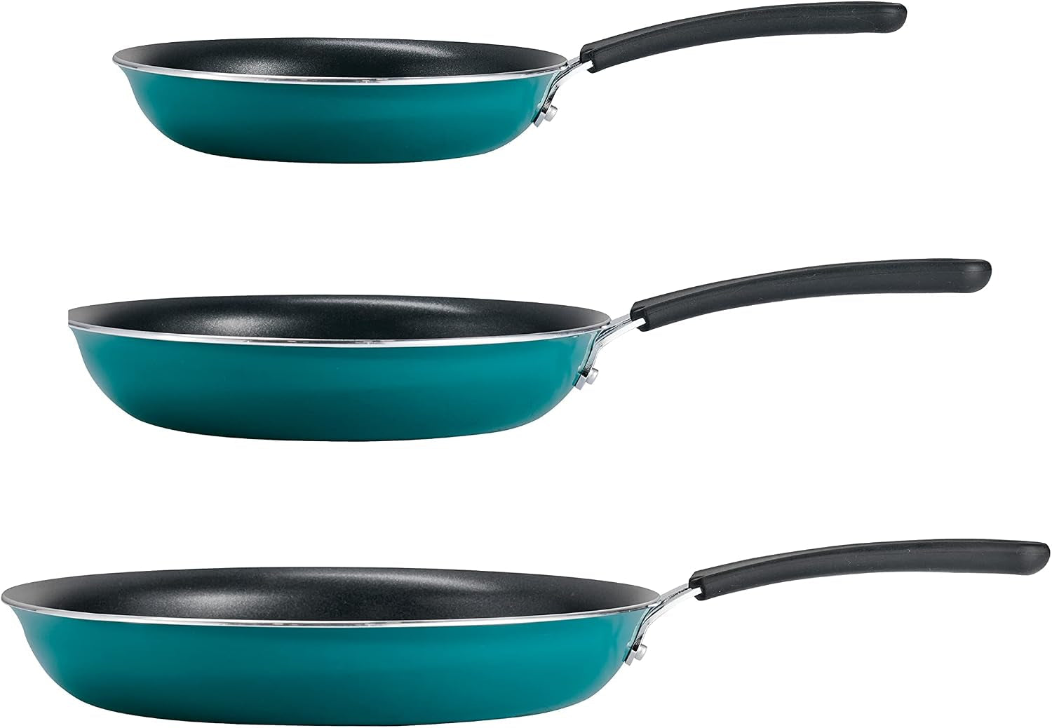 porcelain-enamel-non-stick-3-pack-frying-pans-skillet-set-with-reinforced-nonstick-coating-dishwasher-and-oven-safe-teal