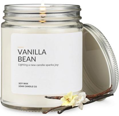 Vanilla Bean Candle - Vanilla Candles for Home - Soy Wax Scented Candles - Hand-Poured (7Oz.)1
