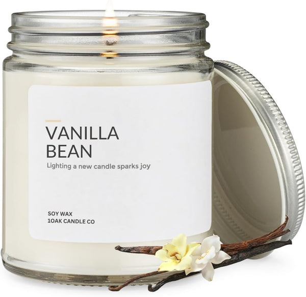 Vanilla Bean Candle - Vanilla Candles for Home - Soy Wax Scented Candles - Hand-Poured (7Oz.)1
