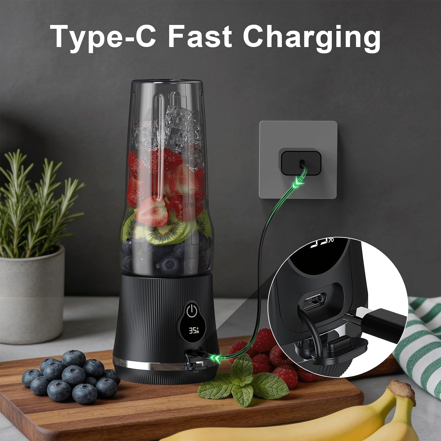 portable-blender-for-smoothies-shakes-17oz-personal-blender-with-6-stainless-steel-blades-usb-c-rechargeable-led-display-compact-travel-juicer-with-extra-lid-for-gym-office-on-the-go-black