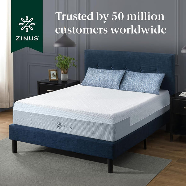 12 Inch Full Quadcool Memory Foam Mattress, Medium Feel8
