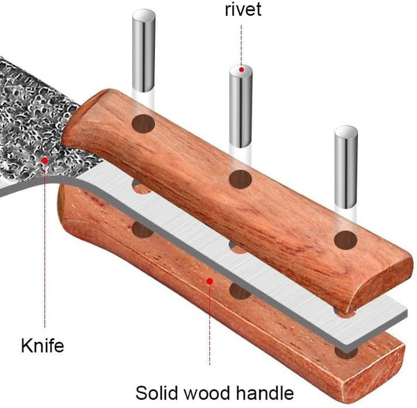 Meat Cleaver, 7.6 Inch Cleavers Household Bone Chopping Knife Ultra-Sharp Kitchen Knives5